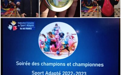 Superbe soirée pour récompenser les champions de sports adaptés 2022-2023