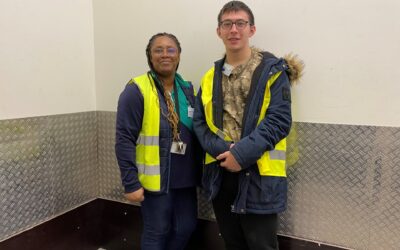 2 jeunes de l’IME du Breuil font leur DuoDay au Leroy Merlin Buchelay 