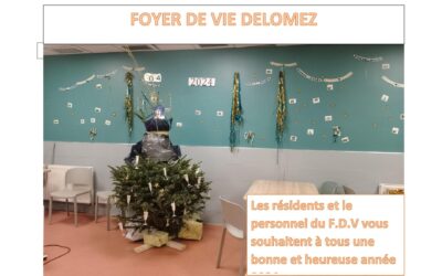 Le Foyer de Vie Pierre Delomez vous souhaite une Bonne Année