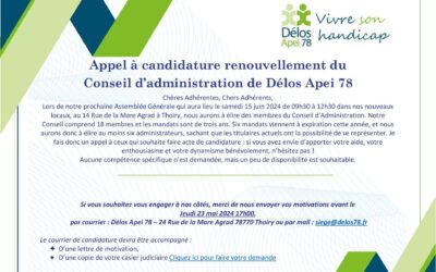 Notre conseil d’administration a besoin de vous