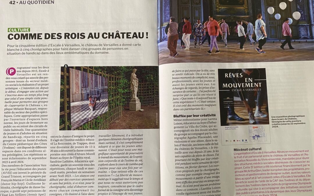 Un article à lire dans le Vivrensemble de l’Unapei