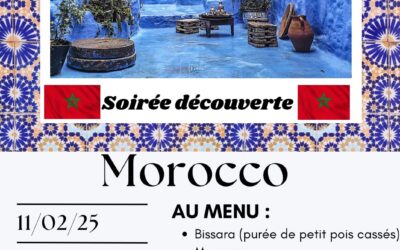 Soirée découverte du Maroc au Foyer d’Hébergement Les Cordeliers