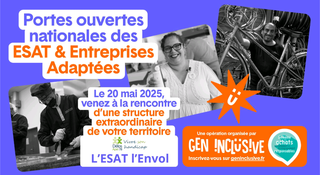 L’ESAT L’Envol ouvre ses portes le 20 mai 2025 de 09h à 16h30