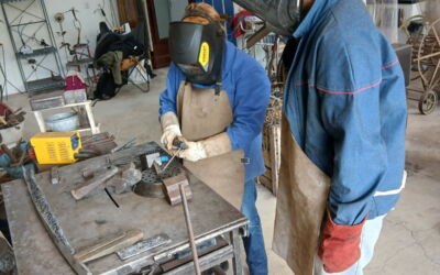 Atelier créatif en métal recyclé